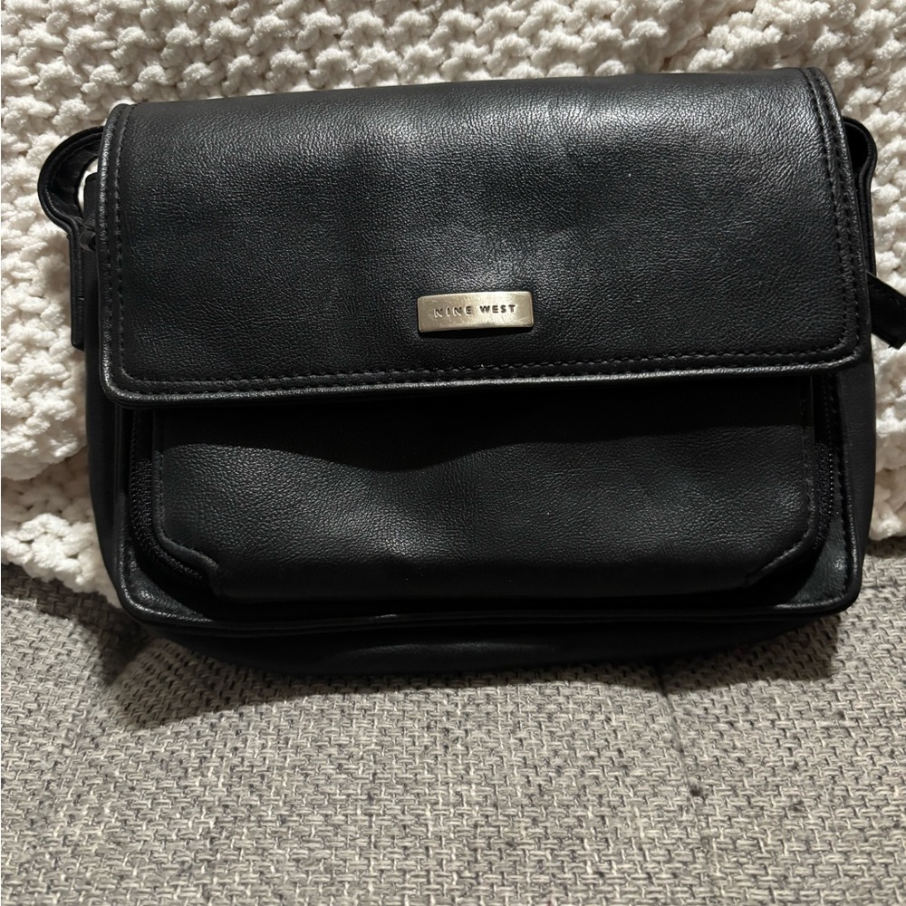 Nine West Elegant Black Crossbody Bag